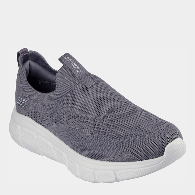 Мужские слипоны Skechers 118107 DKGY 43 (10US) 28 см Серые (198376534240) 
