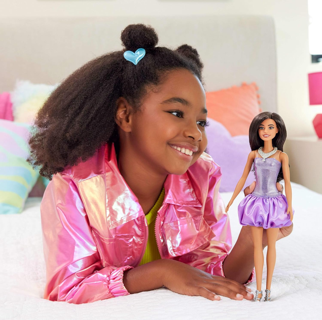 Lalka Mattel Barbie Fashionistas Brown Hair HYT92 (0194735255573) - obraz 6