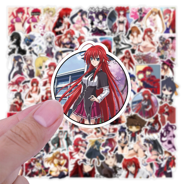 Стикерпак Старшая школа DxD Набор наклеек GeekLand High School DxD 100 штук - Фото 5 Стикерпак Старшая школа DxD Набор наклеек GeekLand High School DxD 100 штук - изображение 5