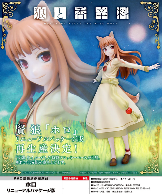 Фигурка Kotobukiya Волчица и пряности Холо Spice And Wolf Holo 21 см K SW H 21 - изображение 6