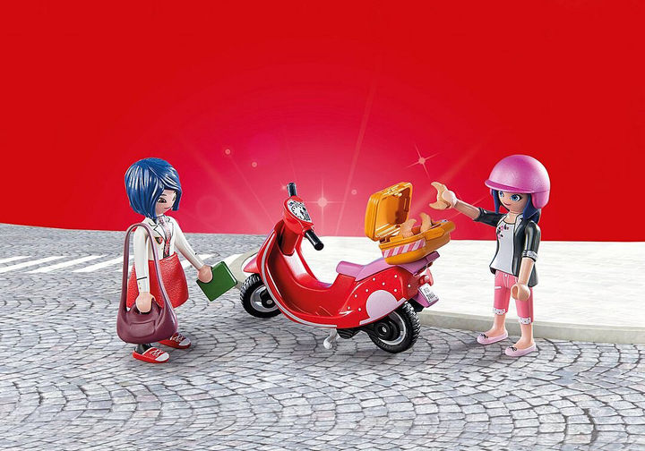 Дитячий ігровий набір Playmobil Miraculum: поїздка на скутері в Париж 71864 (4008789718648) - зображення 6