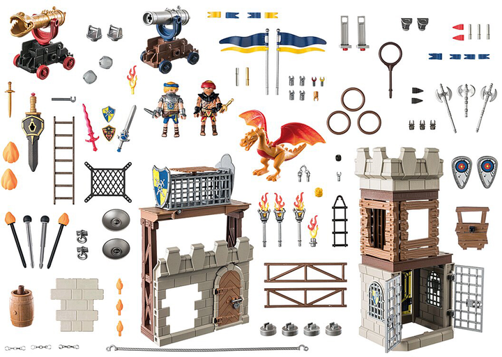 Дитячий ігровий набір Playmobil Novelmore проти Burnham Raiders Turn Square 71298 (4008789712981) - зображення 3