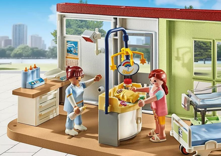 Іграшковий набір Playmobil Action Heroes Пологове відділення 71616 (4008789716163) - зображення 4