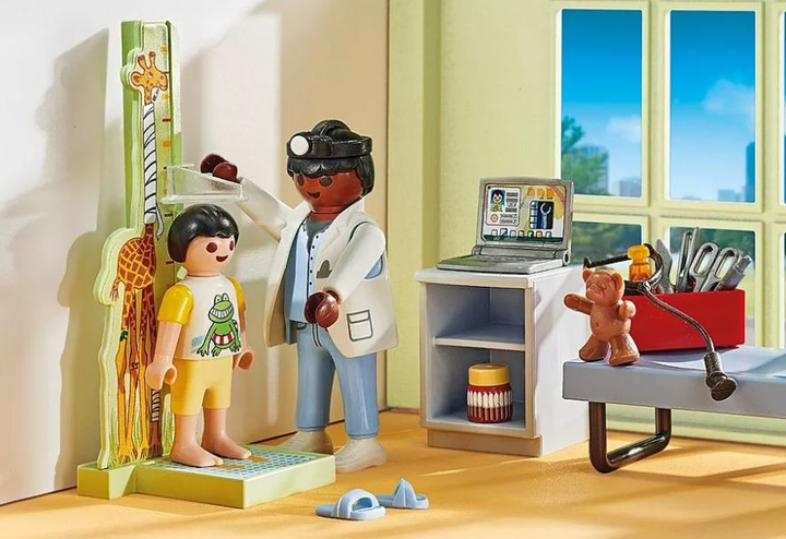 Іграшковий набір Playmobil Action Heroes Педіатр з ведмедиком 71619 (4008789716194) - зображення 3