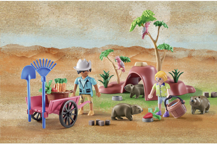 Дитячий ігровий набір Playmobil WIltopia Wombat Shelter 71625 (4008789716255) - зображення 3