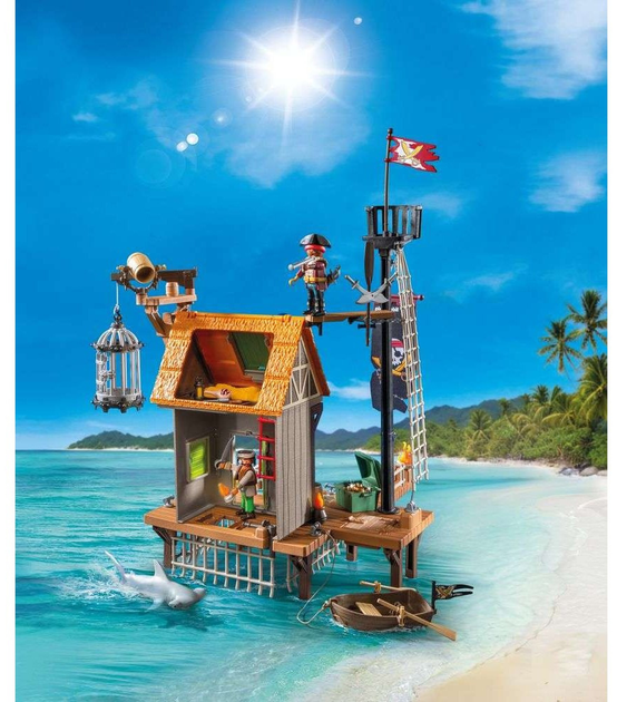 Zestaw zabawek dla dzieci Playmobil Pirates Piracki port z więzieniem 71792 (4008789717924) - obraz 4