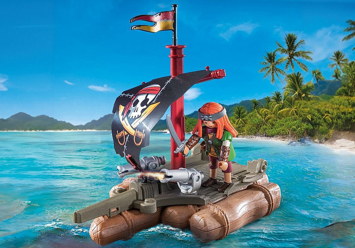 Ігровий набір Playmobil Pirates Піратський пліт зі скарбами 71794 (4008789717948) - зображення 5