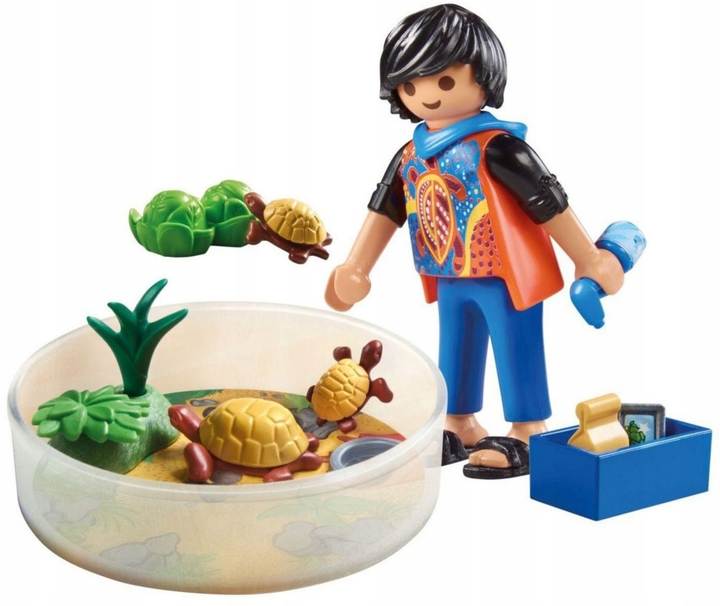 Дитячий ігровий набір Playmobil My Life Черепашачий тераріум 71748 (4008789717481) - зображення 3