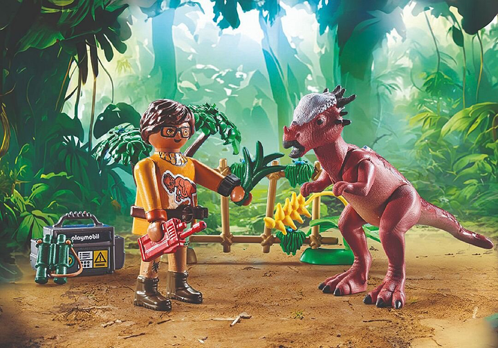 Дитячий ігровий набір Playmobil Dinos Observation Stygimoloch 71822 (4008789718228) - зображення 4