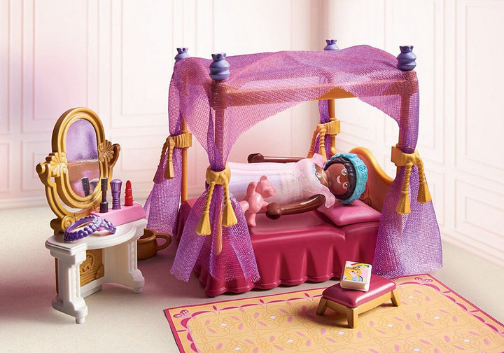 Zestaw zabawek dla dzieci Playmobil Princess Magic Sypialnia księżniczek z garderobą 71847 (4008789718471) - obraz 4
