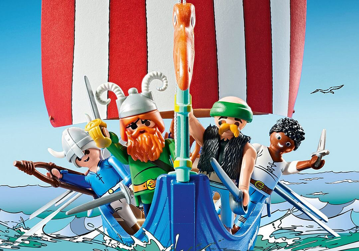 Zestaw zabawek dla dzieci Playmobil Asterix: Statek piracki 71888 (4008789718884) - obraz 4