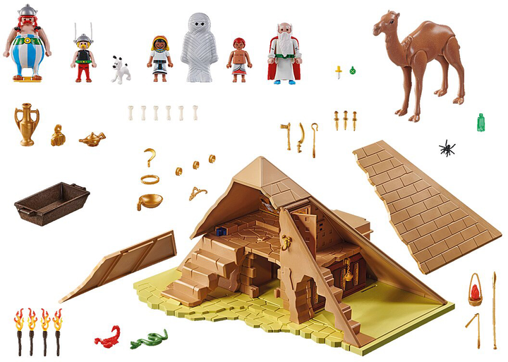 Дитячий ігровий набір Playmobil Asterix: Піраміда фараона 71148 (4008789711489) - зображення 3