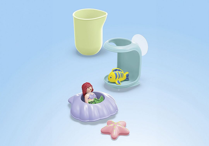 Набір дитячих іграшок Playmobil Junior Aqua & Disney: Душ з мушлями Аріель 71460 (4008789714602) - зображення 4