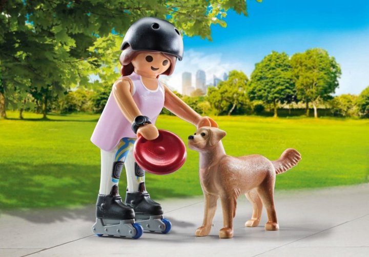 Zestaw figurek Playmobil My Life Skaterka z retriverem 71739 (4008789717399) - obraz 3