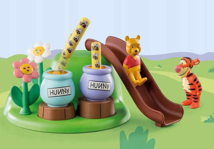 Zabawka dla niemowląt Playmobil Junior & Disney: Pszczeli ogród Kubusia Puchatka i Tygrysa 71694 (4008789716941) - obraz 7