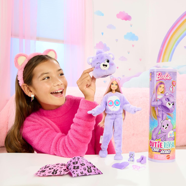 Лялька Mattel Barbie Cutie Reveal Care Bears JCN94 (0194735273928) - зображення 8