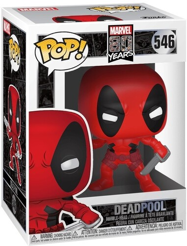 Фигурка Funko Pop Марвел Дедпул Marvel Deadpool 80 Years 10 см FP M D 546 - изображение 2