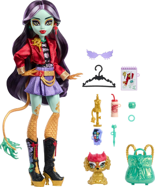 Lalka Mattel Monster High Jinafire Long HYV58 (0194735256310) - obraz 6