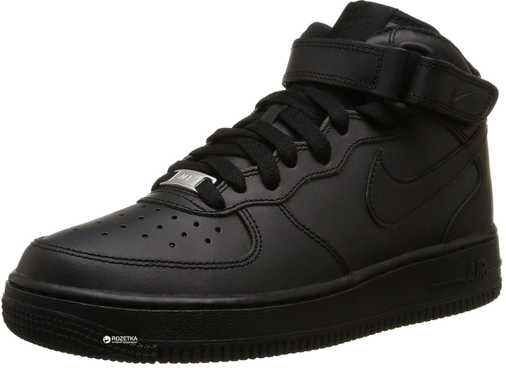 Nike air force 1 mid best sale gs black