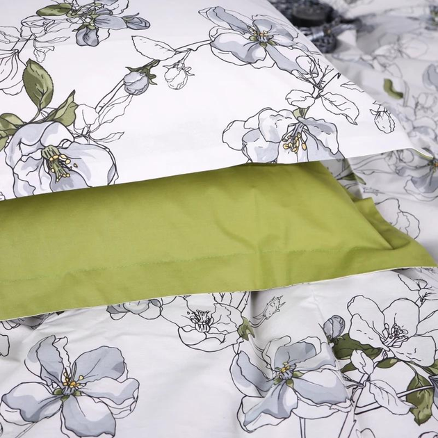Наволочка MirSon 00-1 Olive Flowers Поплін 40х60 см від Rozetka на платформі USKIDKA Акція на Наволочка MirSon 00-1 Olive Flowers Поплін 40х60 см від Rozetka