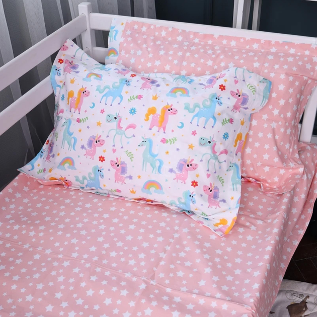 Простирадло MirSon Poplin Line Kids 05 Pony 150х220 см від Rozetka на платформі USKIDKA Акція на Простирадло MirSon Poplin Line Kids 05 Pony 150х220 см від Rozetka