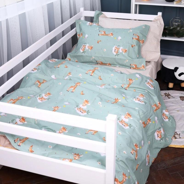 Підковдра MirSon Line Kids 02 Giraffe Полуторна Євро 160х220 см Поплін від Rozetka на платформі USKIDKA Акція на Підковдра MirSon Line Kids 02 Giraffe Полуторна Євро 160х220 см Поплін від Rozetka