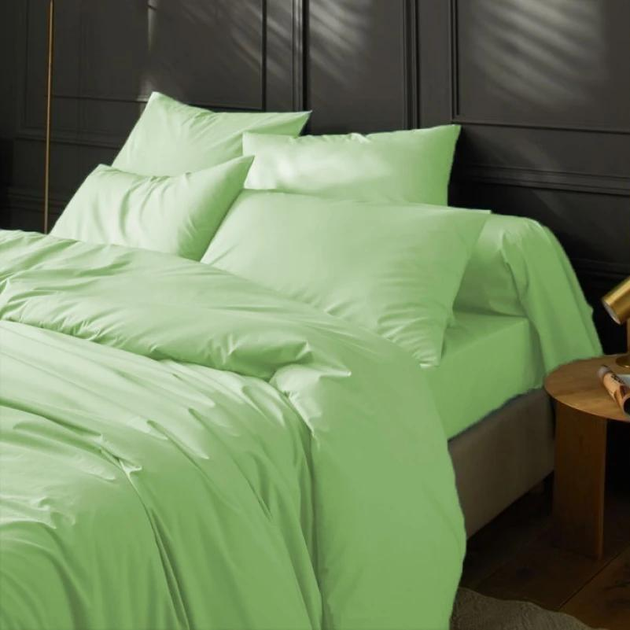 Простирадло на гумці MirSon Soft Elegance №12-0525 Luminary Green 100х200 см від Rozetka на платформі USKIDKA Акція на Простирадло на гумці MirSon Soft Elegance №12-0525 Luminary Green 100х200 см від Rozetka