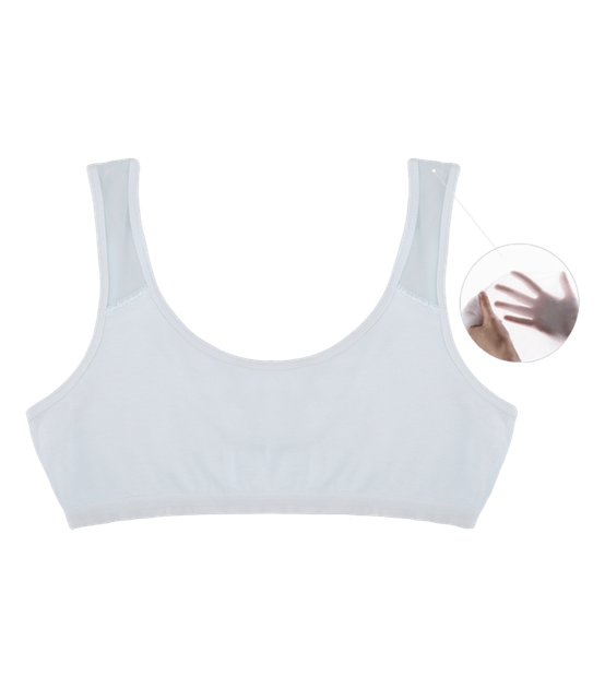 Подростковый топ однотонный с прозрачной вставкой на бретелях - Donella - 6071P - 158-164 см - Светло-голубой - Фото 1 Подростковый топ однотонный с прозрачной вставкой на бретелях - Donella - 6071P - 158-164 см - Светло-голубой - изображение 1