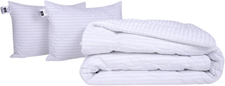 Набір MirSon №1127 Сolor Fun Line Ковдра демісезонна Полуторна 155х215 см 17-0605 Stripe White Tencel + Дві подушки 50x70 см від Rozetka на платформі USKIDKA Акція на Набір MirSon №1127 Сolor Fun Line Ковдра демісезонна Полуторна 155х215 см 17-0605 Stripe White Tencel + Дві подушки 50x70 см від Rozetka