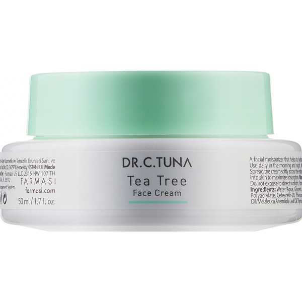 Крем для обличчя з олією чайного дерева - Dr. C. Tuna Tea Tree, 50 мл - изображение 2