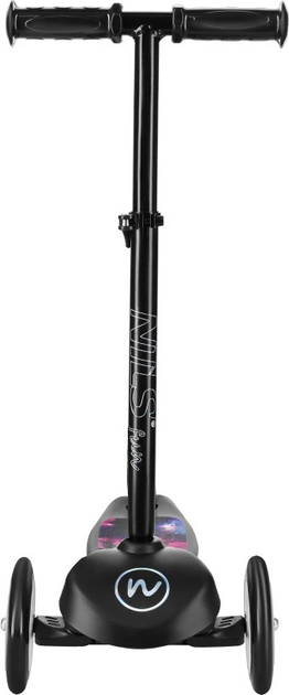 Самокат дитячий Nils Extreme Fun Space триколісний HLB1503 Чорний (5907695565812) - зображення 3