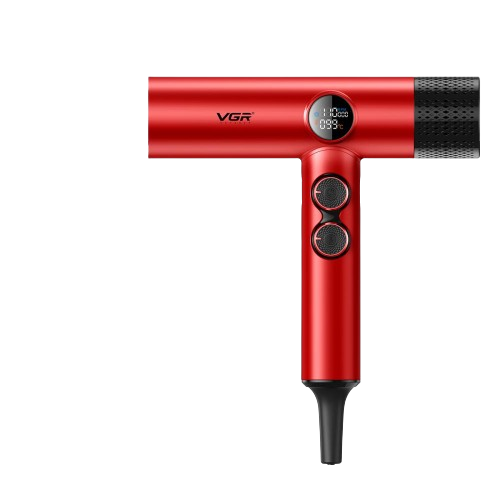 Фен VGR V-401 3 насадки 40 уровней обдува 40 режимов 11000 RPM Red (00000009070) - Фото 1 Фен VGR V-401 3 насадки 40 уровней обдува 40 режимов 11000 RPM Red (00000009070) - изображение 1