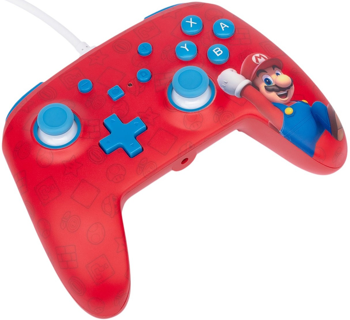Геймпад PowerA NSW ENH Nintendo Switch Wired Controller - Woo Hoo Mario (0617885025815) - зображення 4