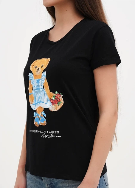 Футболка женская Ralph Lauren Bear FS-5027BL L - Фото 2 Футболка женская Ralph Lauren Bear FS-5027BL L - изображение 2