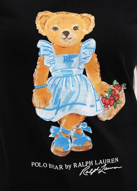 Футболка женская Ralph Lauren Bear FS-5027BL L - Фото 3 Футболка женская Ralph Lauren Bear FS-5027BL L - изображение 3