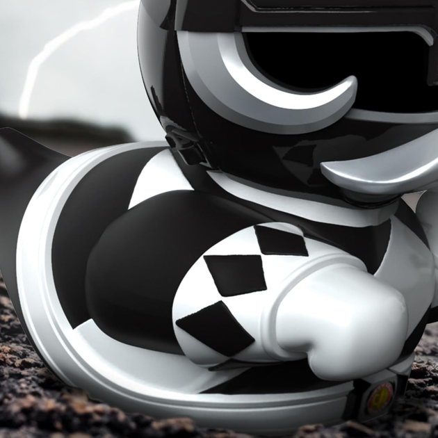 Колекційна фігурка каченя Numskull Tubbz Limited Edition Power Rangers: Black Ranger 5 (5056280440833) - зображення 8
