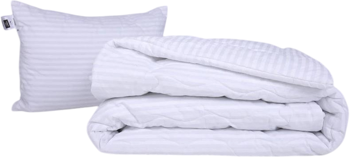 Набір MirSon №1152 Сolor Fun Line Ковдра зимова Двоспальна 172х205 см 17-0605 Stripe White з евкаліптовим волокном + Подушка 50x70 см від Rozetka на платформі USKIDKA Акція на Набір MirSon №1152 Сolor Fun Line Ковдра зимова Двоспальна 172х205 см 17-0605 Stripe White з евкаліптовим волокном + Подушка 50x70 см від Rozetka