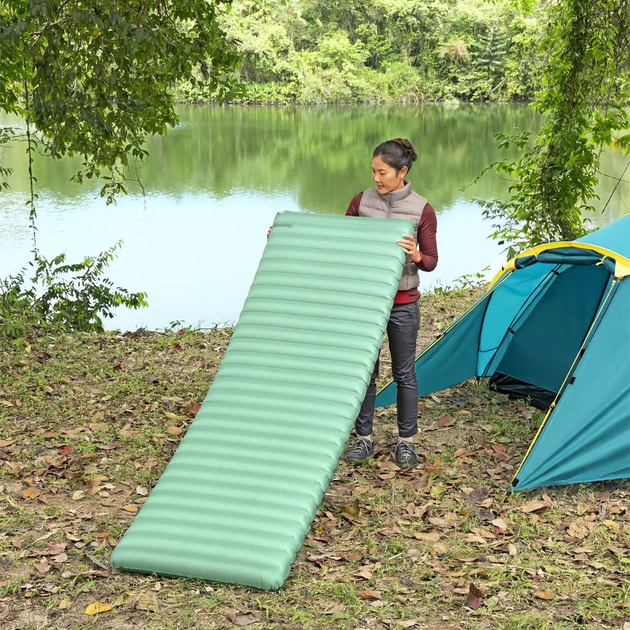 Dmuchany materac Bestway kempingowy AdventuRest Large 198 x 71 cm 35936 Green (6941607355091) - obraz 6