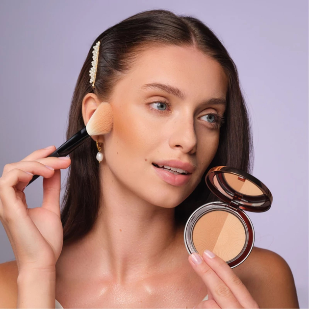 Бронзуюча пудра Artdeco Compact Long-Lasting 50 Almond 10 г (4052136055948) - зображення 3