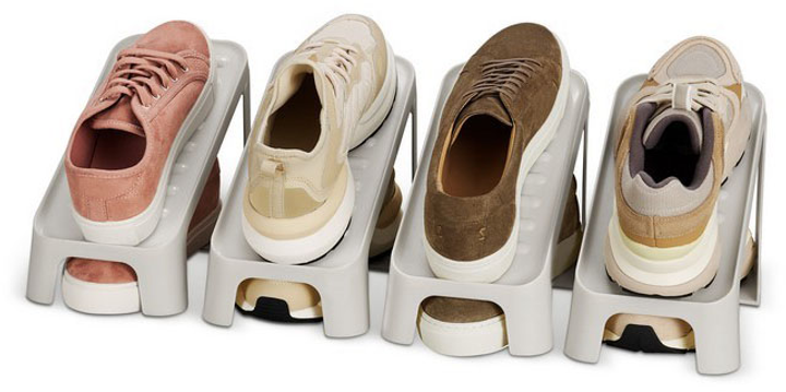 Zestaw organizerów na buty Joseph Joseph Shoe-in Compact szary 6 szt (5028420555035) - obraz 9