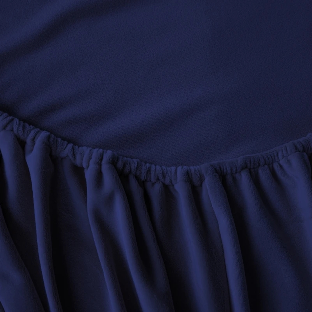 Простирадло на резинці MirSon Велюр Winter Frost 28-0006 Navy blue Velvet 140х200 від Rozetka на платформі USKIDKA Акція на Простирадло на резинці MirSon Велюр Winter Frost 28-0006 Navy blue Velvet 140х200 від Rozetka