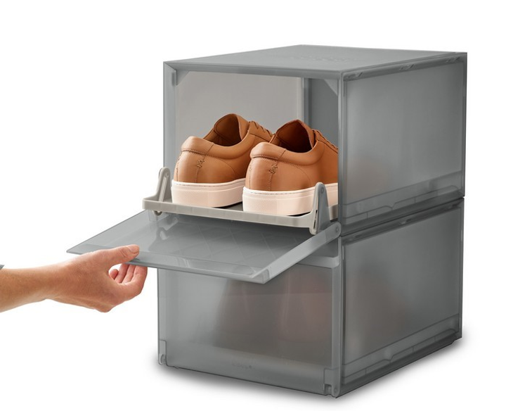 Набор коробок для обуви Joseph Joseph ShoeCasePremium серый 2 шт (5028420555004) - изображение 8