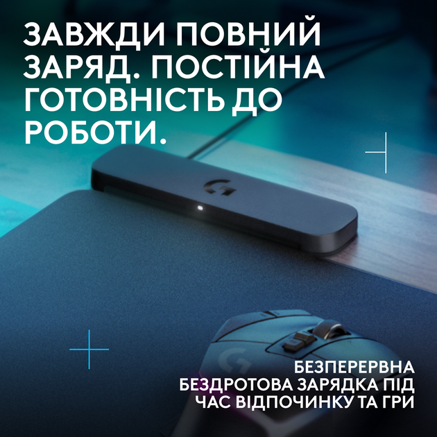 Килимок для мишi G Powerplay 2 (L947-000003) Logitech (2000003369621) - зображення 2