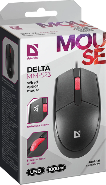 Миша Defender Delta MM-523 (52523) (6973890) - изображение 3