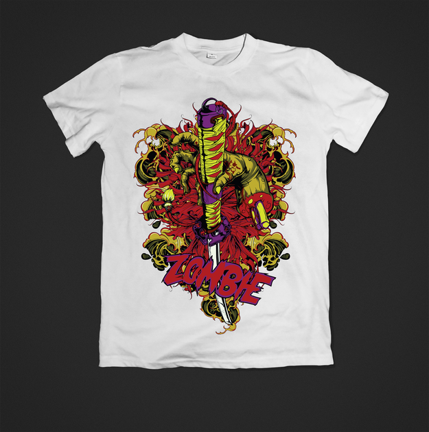 Футболка YOUstyle Zombie 0646 XL White - Фото 1 Футболка YOUstyle Zombie 0646 XL White - изображение 1