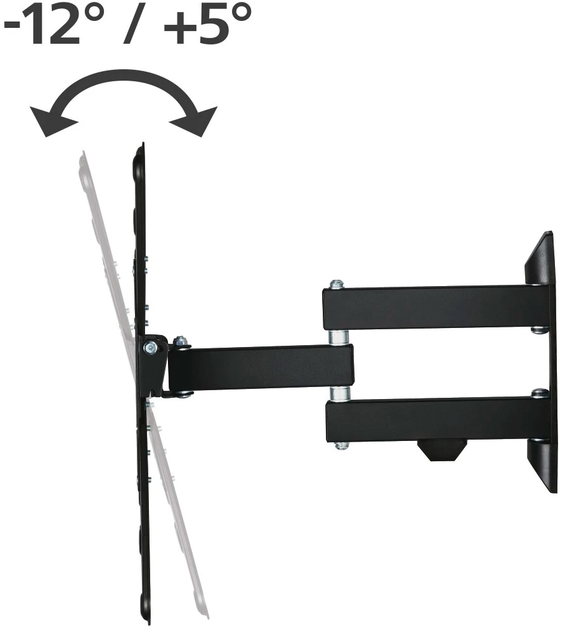 Uchwyt do telewizora Hama TV Wall Bracket, Swivel, Tilt, Pull-out, 165 cm (65") up to 25 kg (4047443509253) - obraz 7
