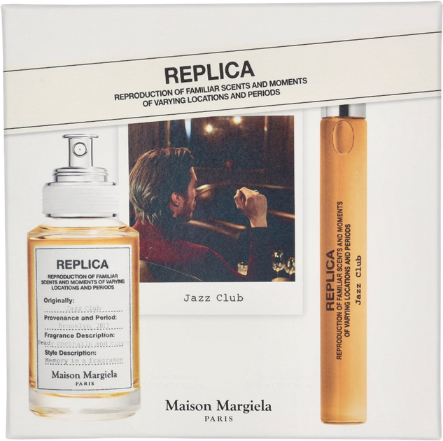 Набір для чоловіків Maison Margiela Replica Jazz Club Туалетна вода 30 мл + Мініатюрна Туалетна вода 10 мл (3614274302332) - зображення 4
