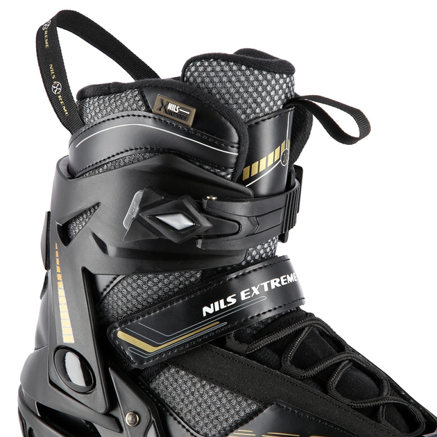 Łyżworolki Nils Extreme NA2150 Czarno-Złoty roz. 43 (5907695593372) - obraz 8