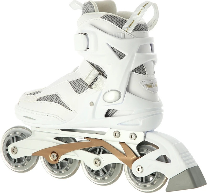 Ролики Nils Extreme NA2150 Біло-Золоті роз. 42 (5907695596847) - зображення 3