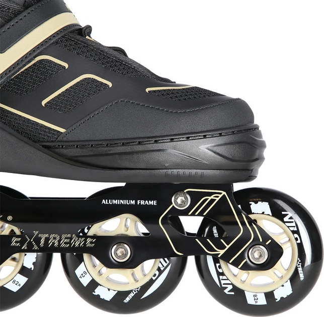 Łyżworolki Nils Extreme NA14174 Czarno-Beżowe roz. M (35-38) (5907695535198) - obraz 7